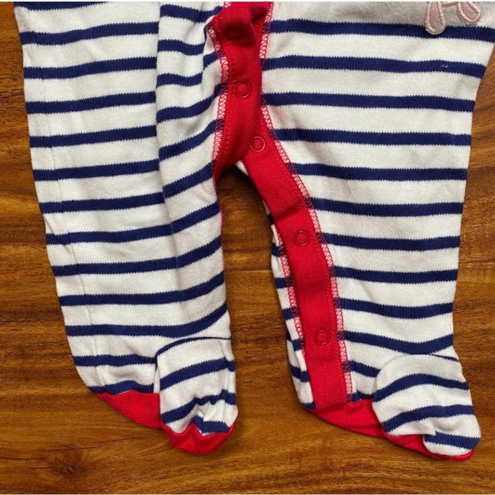 3/$25 Carter’s KoalaKid 3 Piece Holiday Winter Baby Footie PJ Size NB-3M - Picture 6 of 16